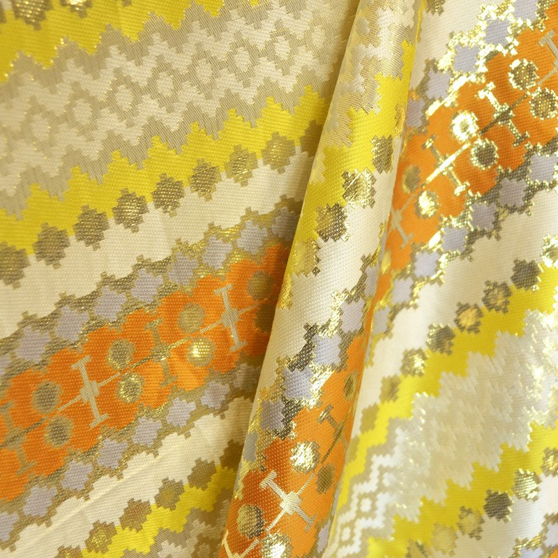 Brocade Fabric Arab Orange - Ribes y Casals