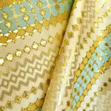 Brocade Fabric Arab Aquamarine - Ribes y Casals