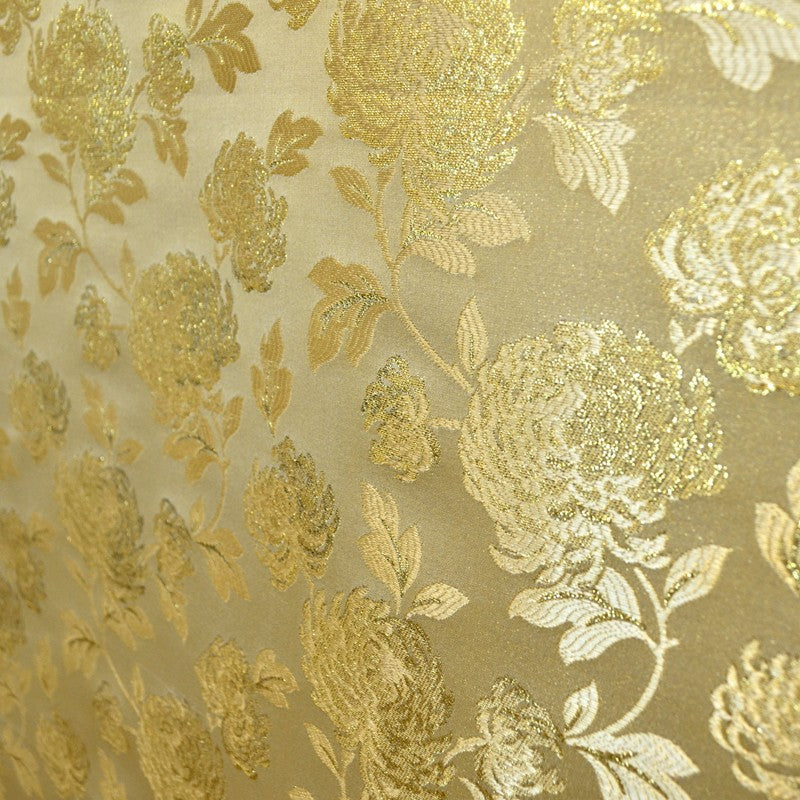 Brocade Fabric Flower Ecru - Ribes y Casals