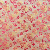 Brocade Fabric Flower Fuchsia - Ribes y Casals