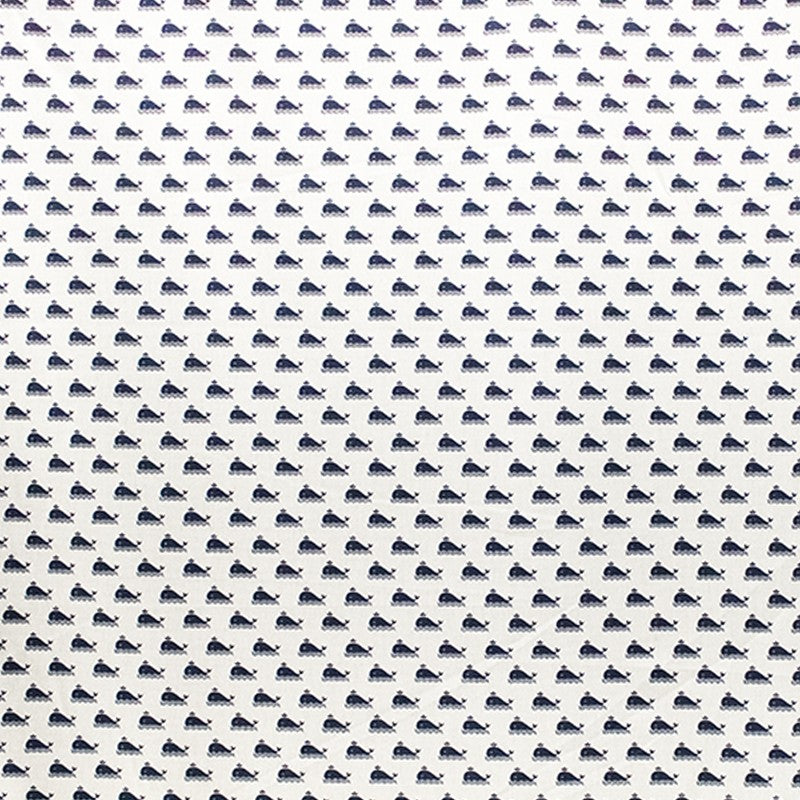 Shirt Fabric Whale Navy Blue - Ribes y Casals