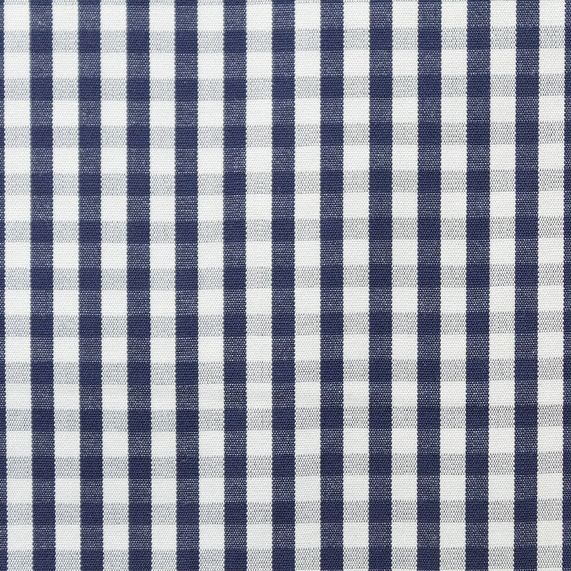 Shirt Fabric Small Checks Navy - Ribes y Casals