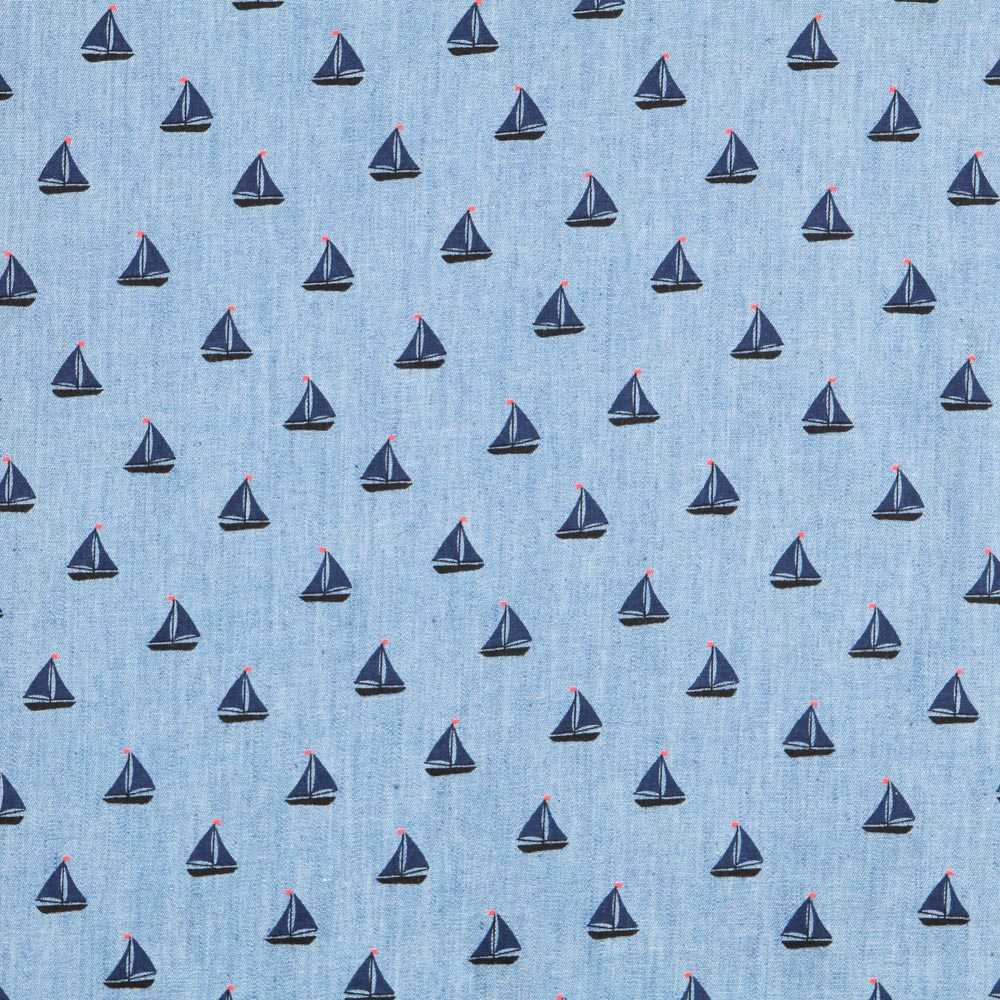 Chambray Fabric Boats - Ribes y Casals