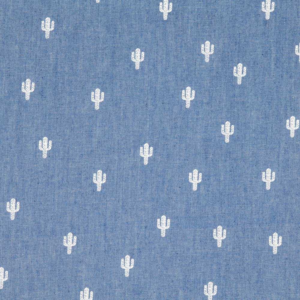 Chambray Fabric Cactus - Ribes y Casals
