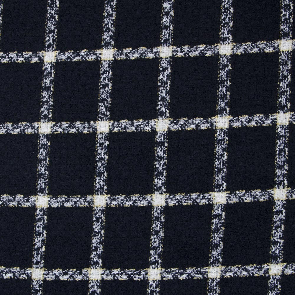 Navy Blue Chanel Fabric - Ribes y Casals
