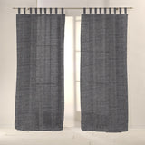 Black Linen Weighted Curtain Fabric - Ribes y Casals