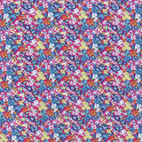 Tela Crepe Estampada Flor Pequeña Oriental Verde - Ribes y Casals