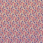 Tela Crepe Estampada Flor Pequeña Oriental Verde - Ribes y Casals