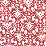 Tela Crepe Estampada Flor Pequeña Oriental Verde - Ribes y Casals