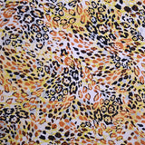 Tela Crepe Estampada Flor Pequeña Oriental Verde - Ribes y Casals