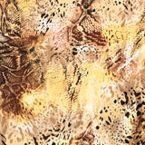 Tela Crepe Estampada Flor Pequeña Oriental Verde - Ribes y Casals