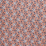 Tela Crepe Palmeras Fondo Rosa - Ribes y Casals