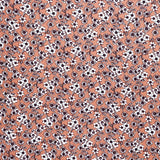 Tela Crepe Palmeras Fondo Rosa - Ribes y Casals