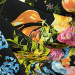 Crepe Flowers Branch Black - Ribes y Casals