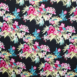 Crepe Flowers Tropical Black - Ribes y Casals