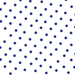 Crepe Deep Blue Polka Dots 7 mm - Ribes y Casals