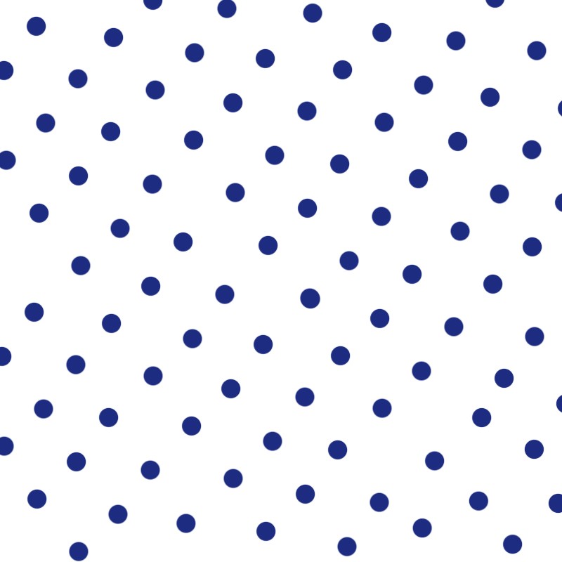 Crepe Deep Blue Polka Dots 7 mm - Ribes y Casals