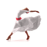 Crepe Coral Polka Dots 7 mm - Ribes y Casals