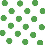 Crepe Green Polka Dots 3,5 cm - Ribes y Casals