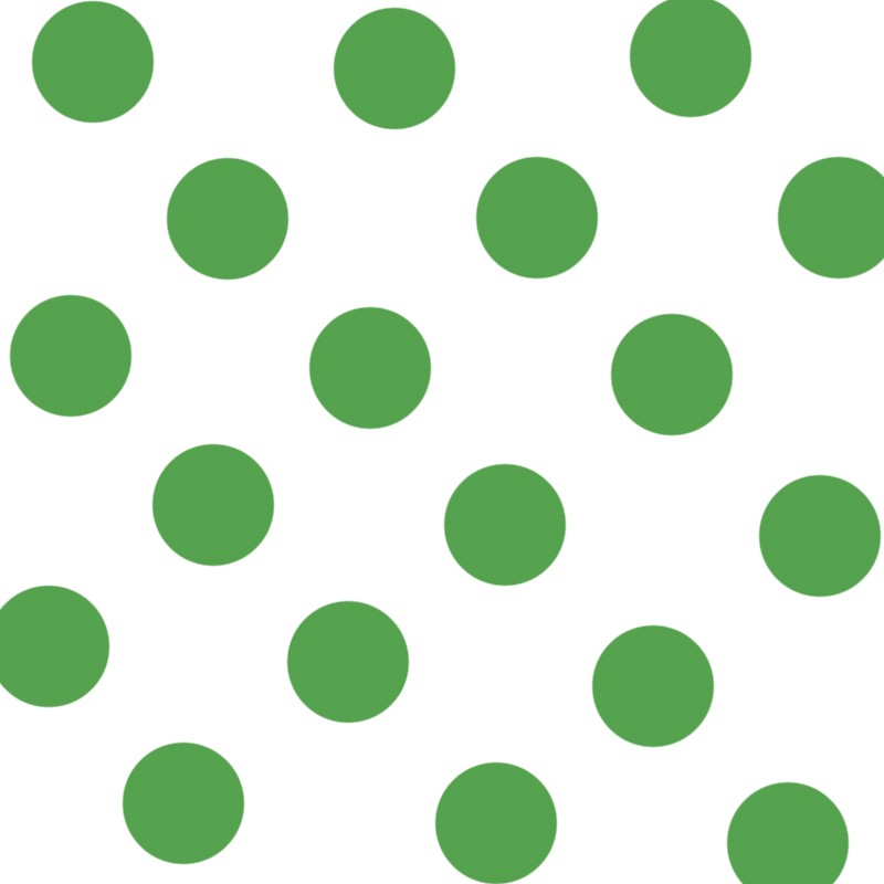 Crepe Green Polka Dots 3,5 cm - Ribes y Casals