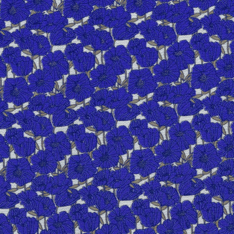 Morroccan Crepe Daisy Blue - Ribes y Casals