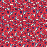 Morroccan Crepe Daisy Red - Ribes y Casals