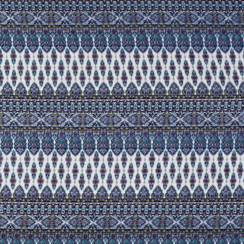 Morroccan Crepe Mosaic Blue - Ribes y Casals