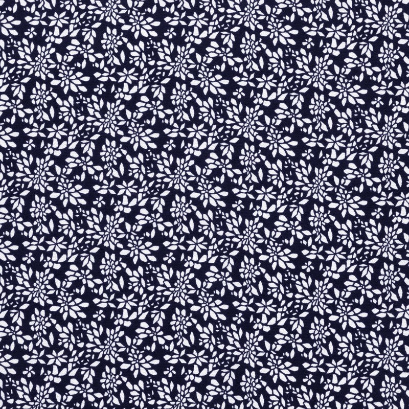 Morroccan Crepe Petals Navy Blue - Ribes y Casals