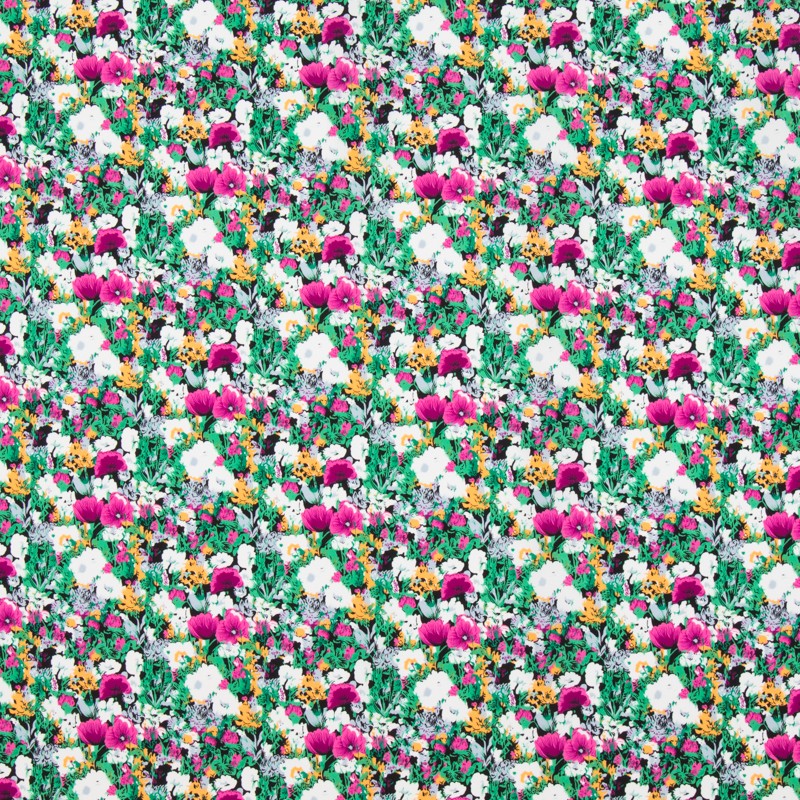 Crepe Fabric New Liberty Cyclamen - Ribes y Casals