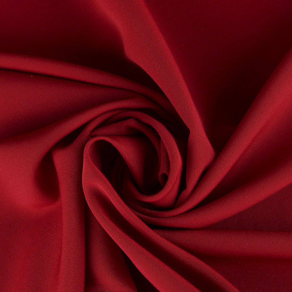 Crepe Fabric Dark Ruby - Ribes y Casals