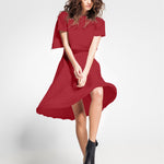 Crepe Fabric Dark Ruby - Ribes y Casals