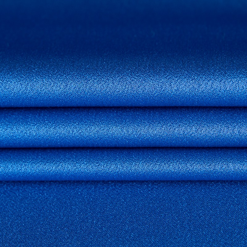 Crepe Satiny Fabric Electric Blue - Ribes y Casals