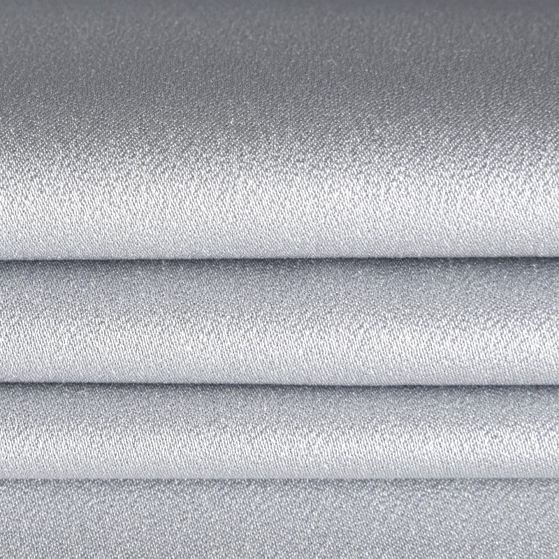 Crepe Satiny Fabric Grey Stone - Ribes y Casals