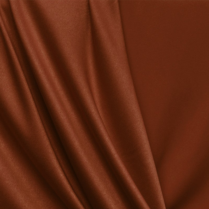 Satin Crêpe Fabric Russet - Ribes y Casals