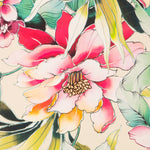 Crepe Tropical Flowers Multicolour - Ribes y Casals