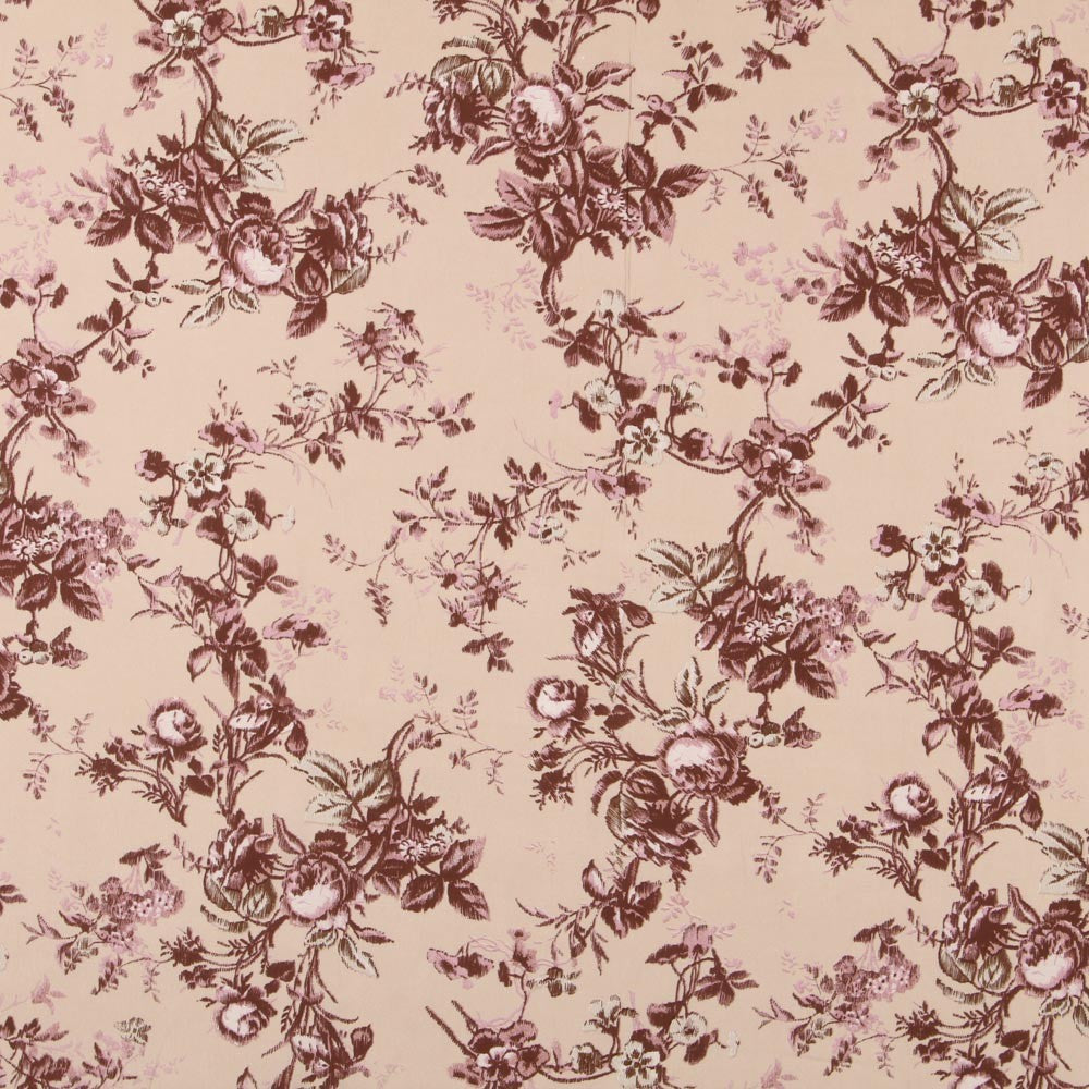 Vintage Pink Viscose Crepe - Ribes y Casals