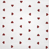 Cotton Fabric Hearts Red - Ribes y Casals