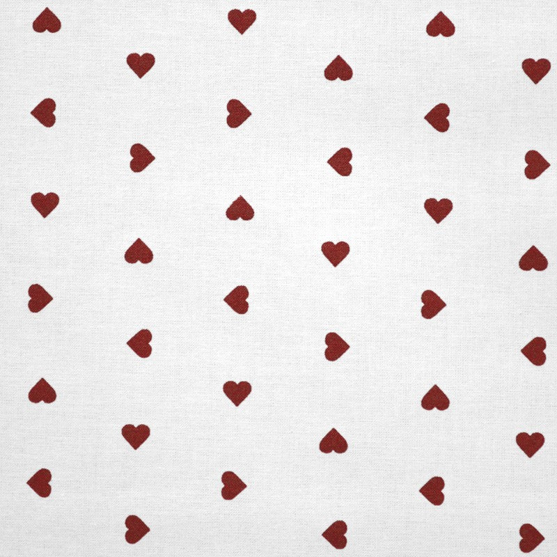 Cotton Fabric Hearts Red - Ribes y Casals
