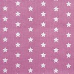 Cotton Fabric Stars Pink Background - Ribes y Casals