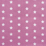 Cotton Fabric Stars Pink Background - Ribes y Casals