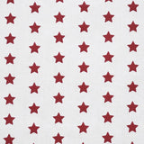 Cotton Fabric Red Stars - Ribes y Casals