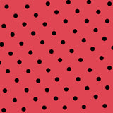 Satiny Fabric Dots Coral - Ribes y Casals