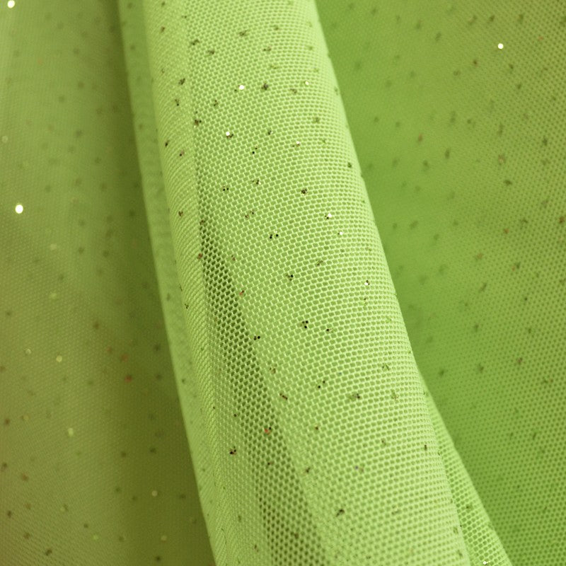 Glossy Tulle Fabric Pistachio - Ribes y Casals