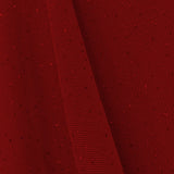 Glossy Tulle Fabric Red - Ribes y Casals