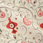 Retal Tela Decorado Navideño Rojo 50x150 cm - Ribes y Casals