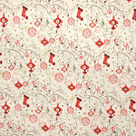 Retal Tela Decorado Navideño Rojo 50x150 cm - Ribes y Casals