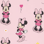 Disney Minie Mouse Fabric Pink - Ribes y Casals