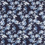 Stretch Fabric Flowers Navy - Ribes y Casals