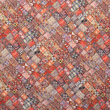 Red Patchwork Printed Cotton Fabric - Ribes y Casals