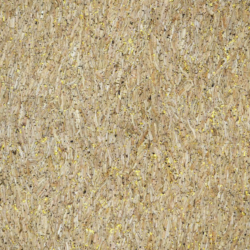 Gold Glitter Cork Fabric - Ribes y Casals